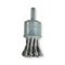 Brosse métallique inox sur tige Ø 6 mm forme crayon diamètre 22 mm